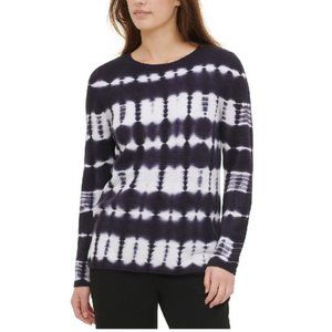 Calvin Klein Women's Tie Dyed Cotton Sweater